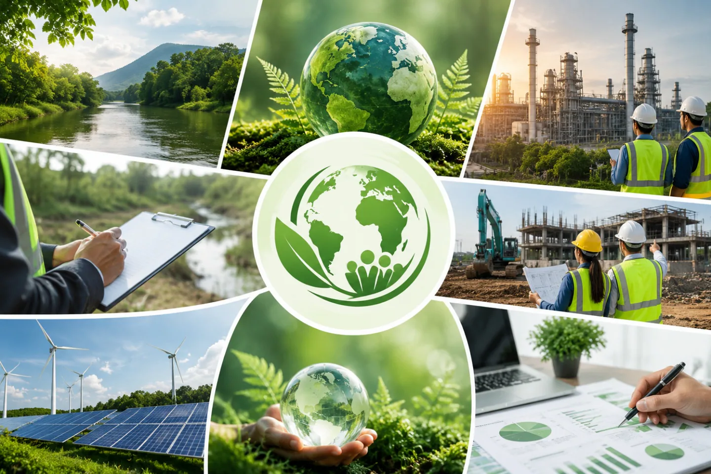 Environmental assessment and management consultancy collage